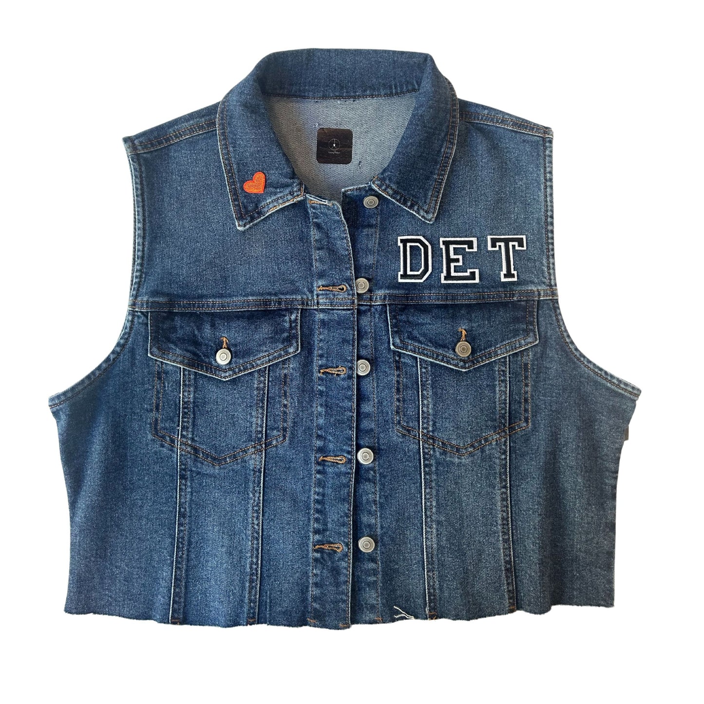 Tigers denim vest