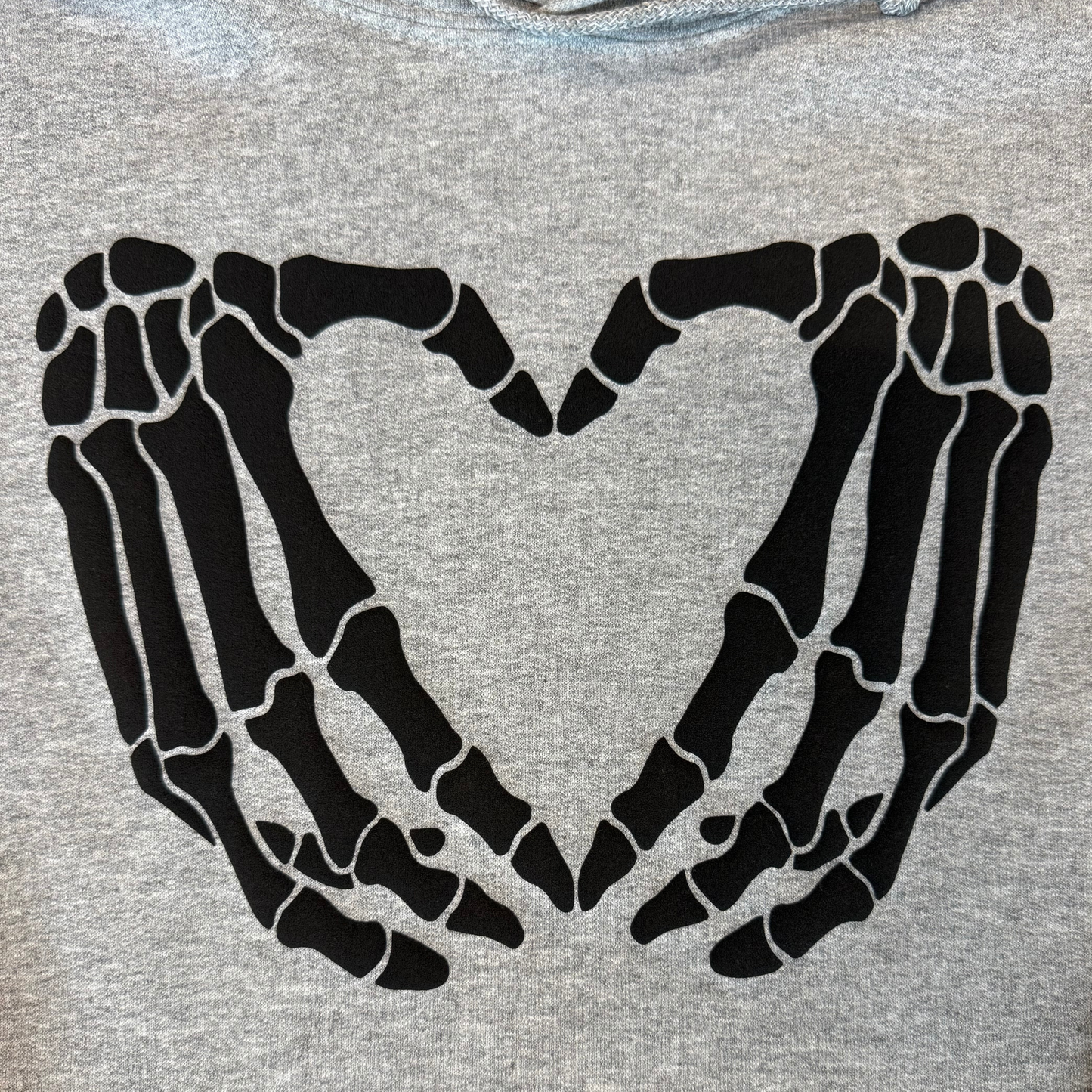 Skeleton Heart hands Hoodie