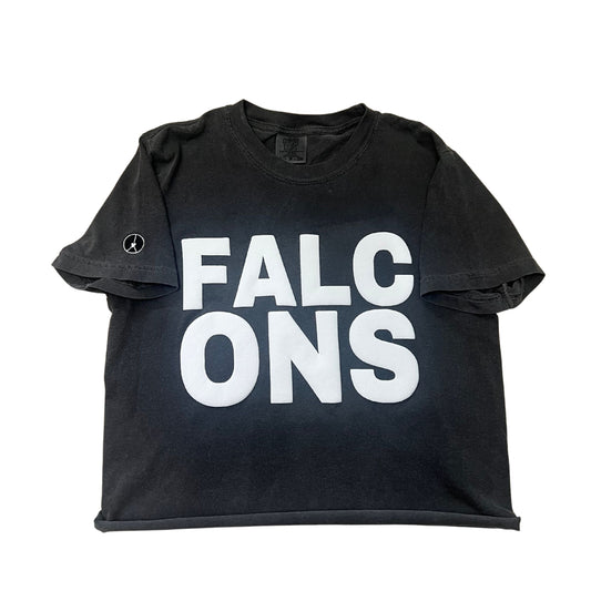 Dark grey crewneck tee Falcons/faith