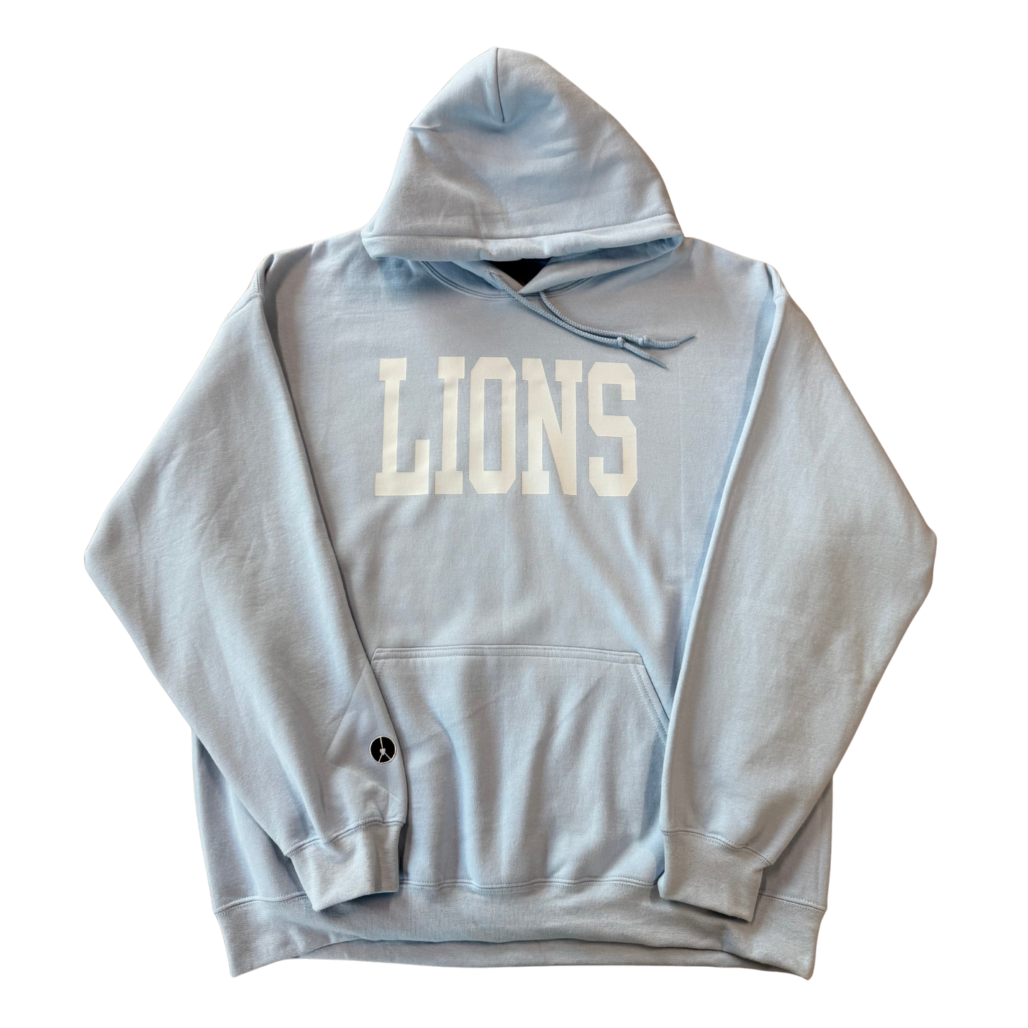 Monochromatic blue Lions Hoodie