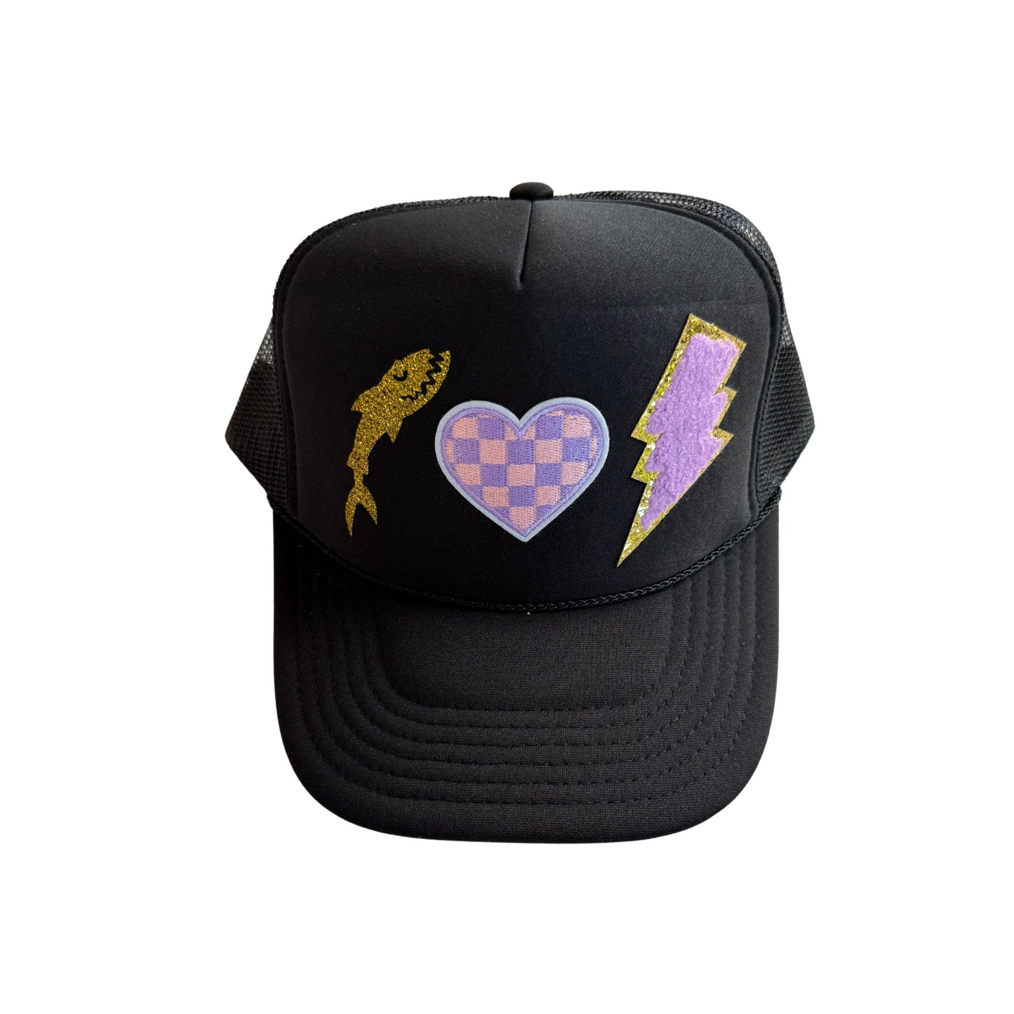 FUN Barracuda patch trucker hat