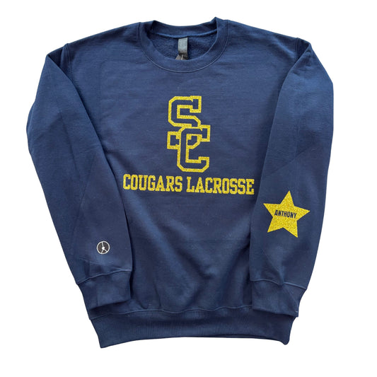 SC Cougars lacrosse Crewneck