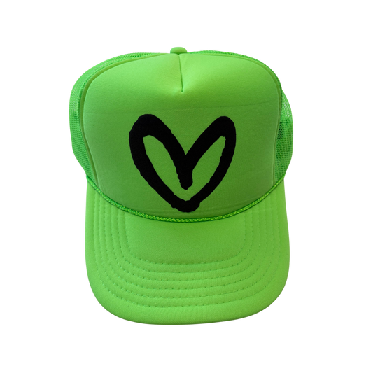 Neon Heart Trucker
