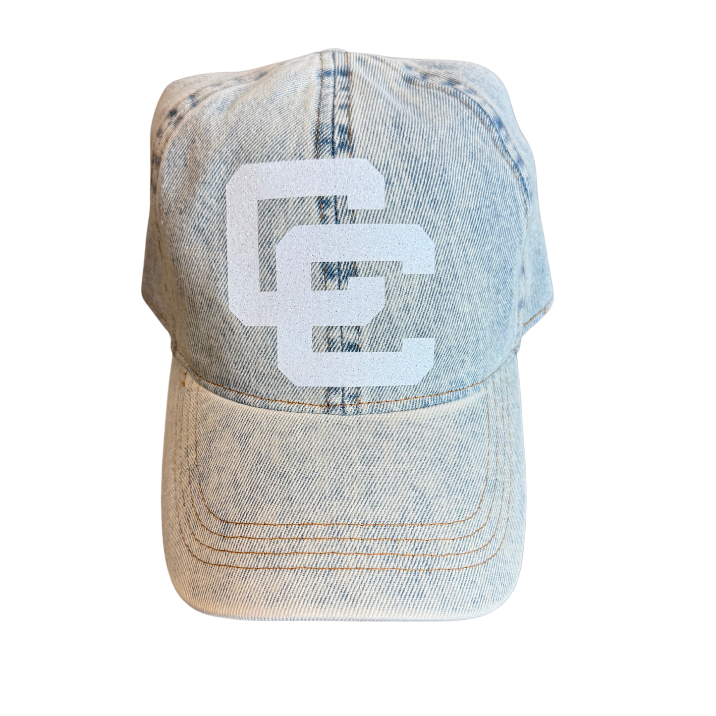 Denim baseball hat