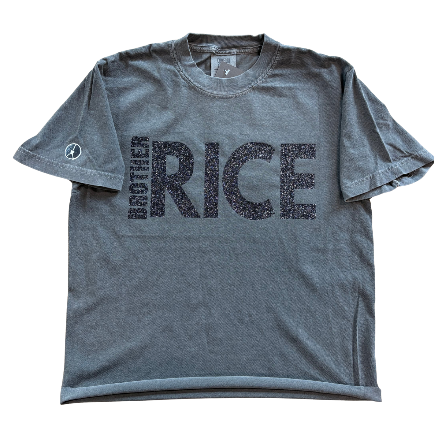 Brother Rice vintage gray crewneck crop