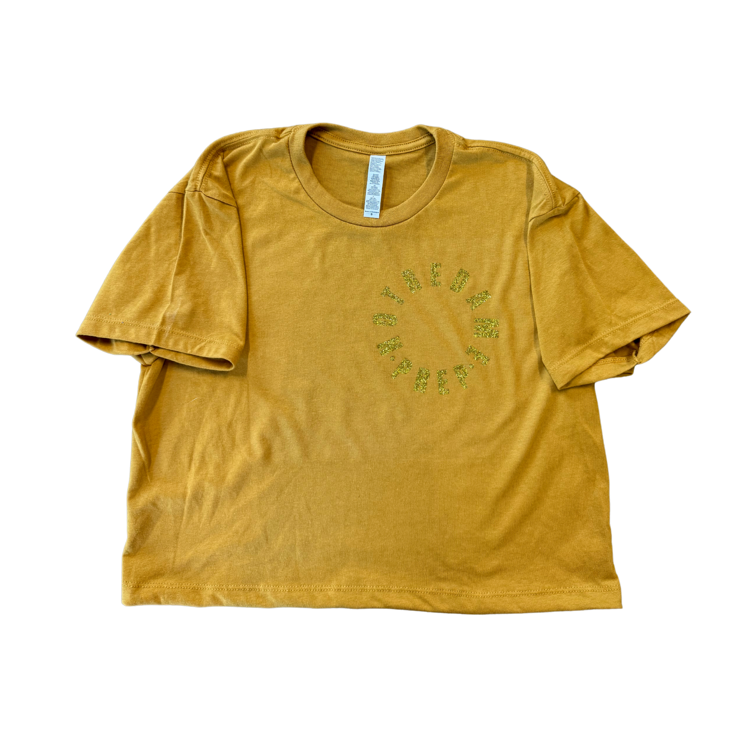Notre Dame Prep Circle crewneck crop t-shirt