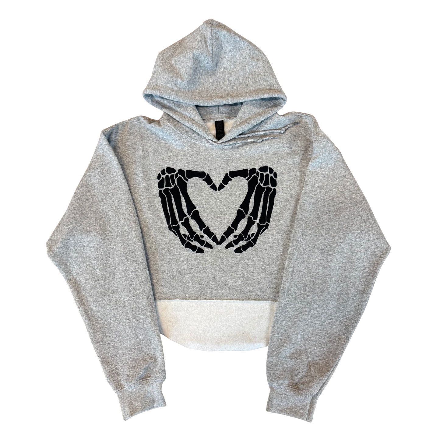 Skeleton Heart hands Hoodie