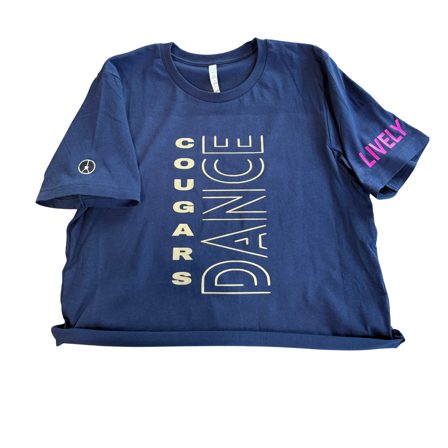 Cougars Dance Crewneck crop t-shirt
