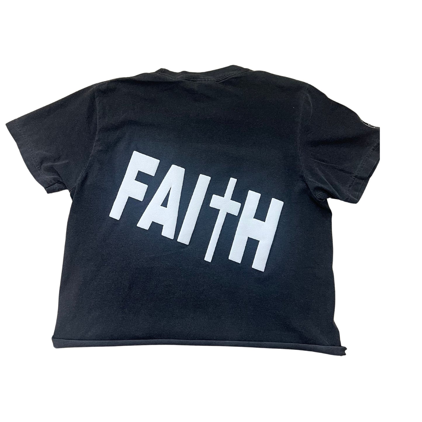 Dark grey crewneck tee Falcons/faith