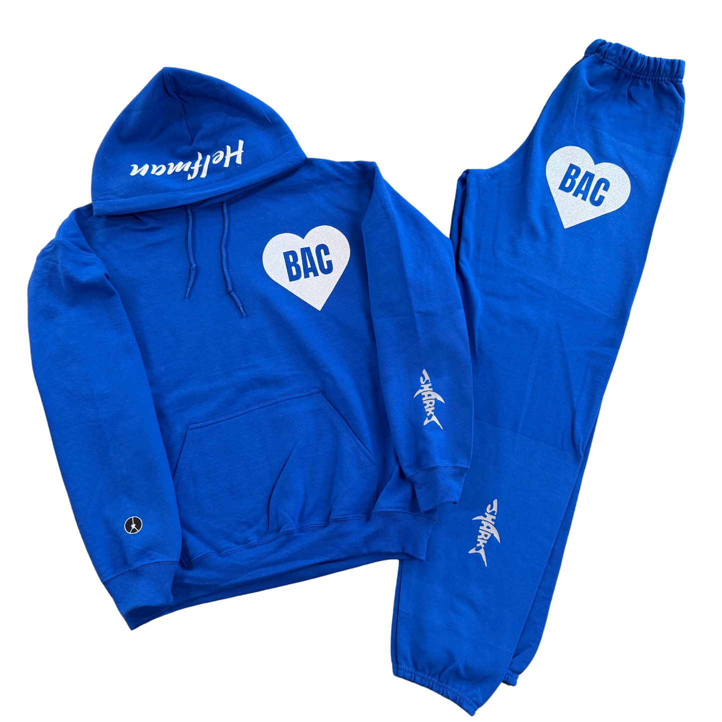 BAC heart sweatsuit set