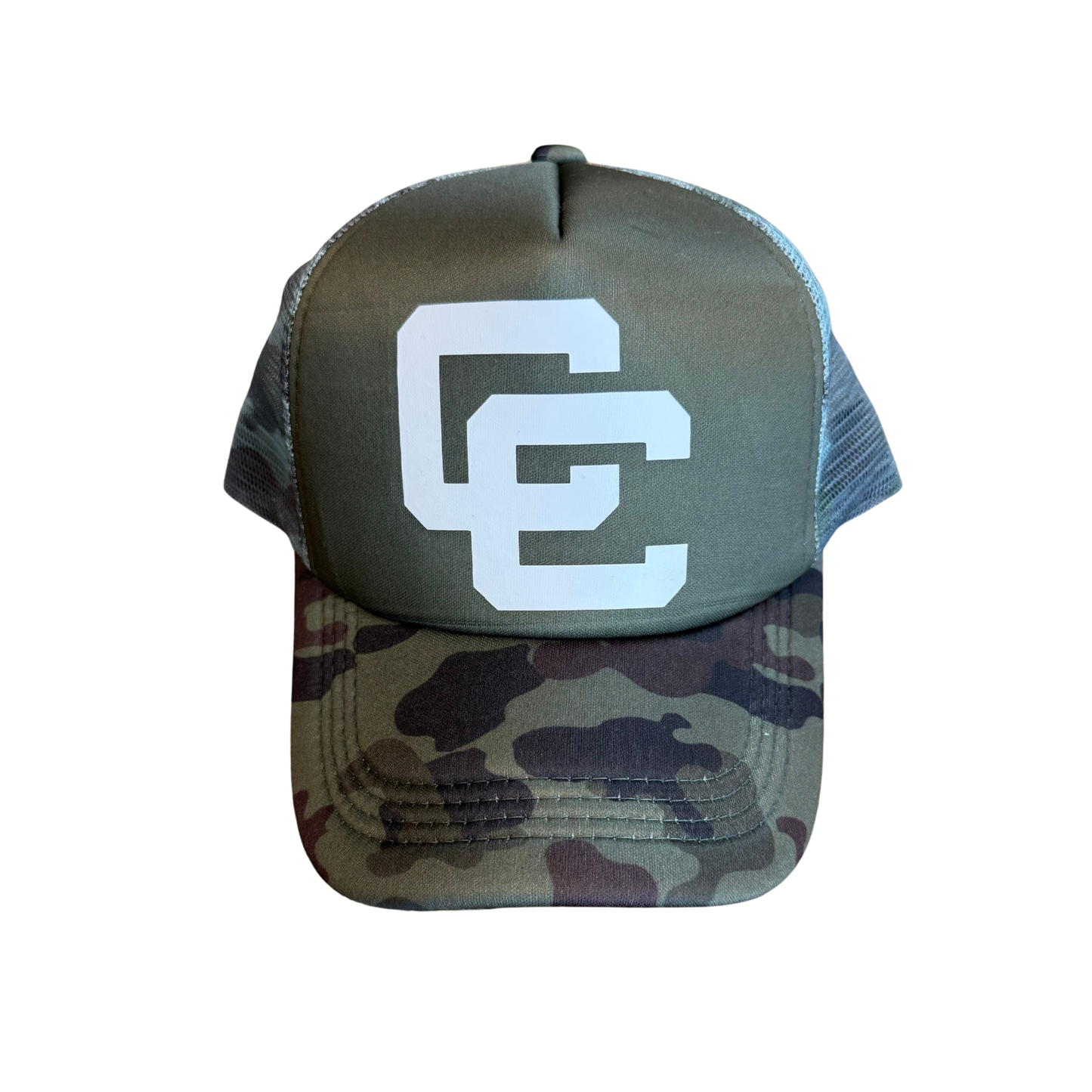 Camo CC trucker hat