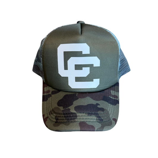 Camo CC trucker hat