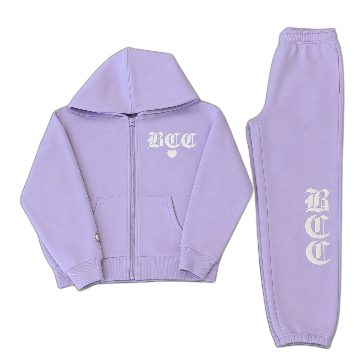 Kids lilac BCC sweatsuit