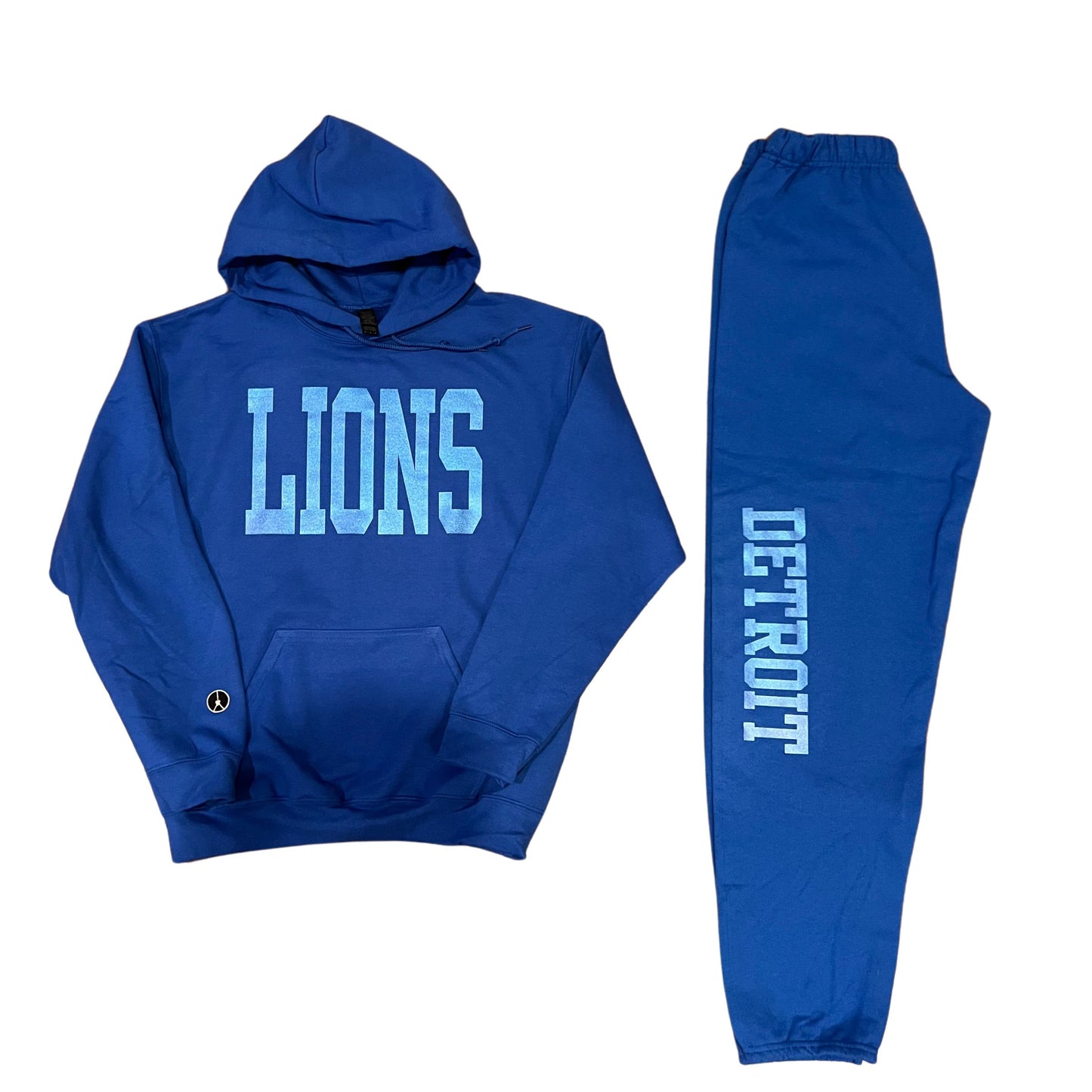 Lions Blue on Blue sweatsuit set
