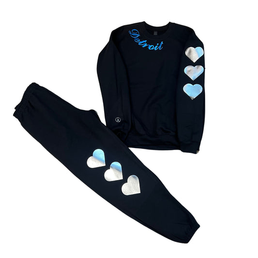 Detroit hearts sweatsuit