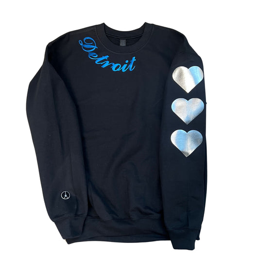 Detroit hearts crewneck