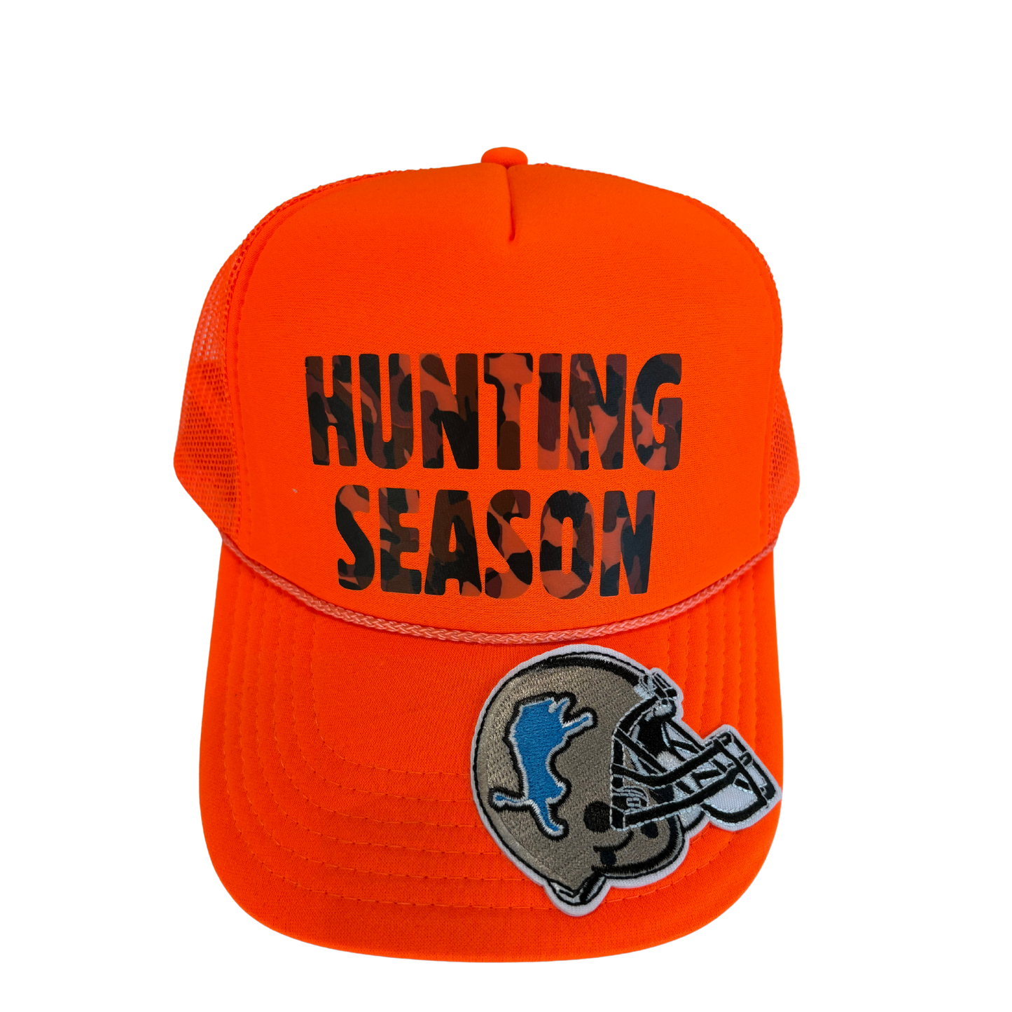 Hunting season Trucker hat Neon Orange
