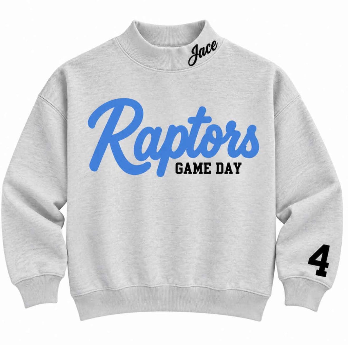 Raptors game day mock neck