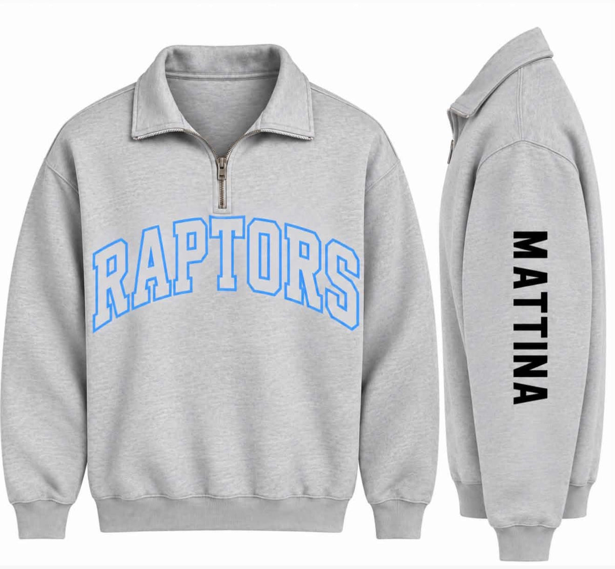 Raptors Select quarter zip up