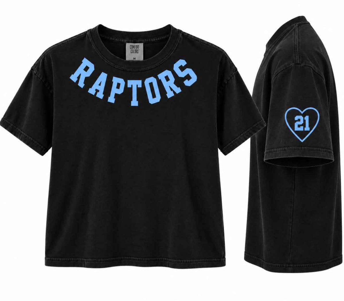 Raptors Select boxy crop t-shirt