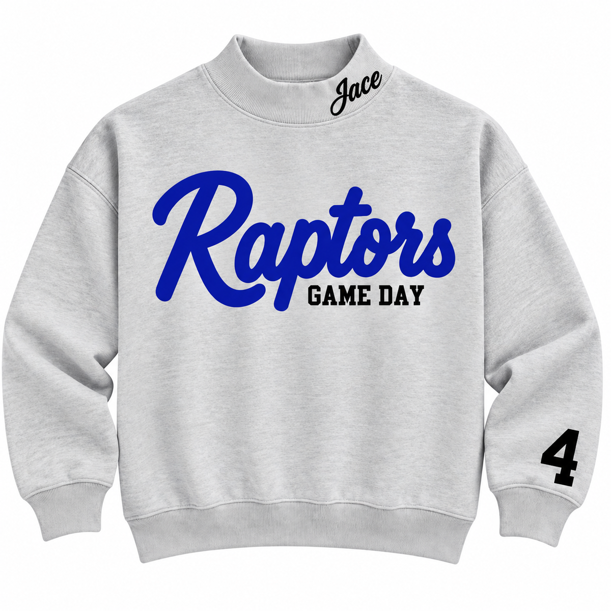Raptors game day mock neck