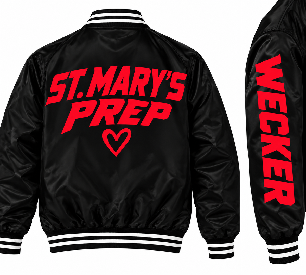 Women's/Unisex St. Mary's Prep Varsity Bomber Jacket