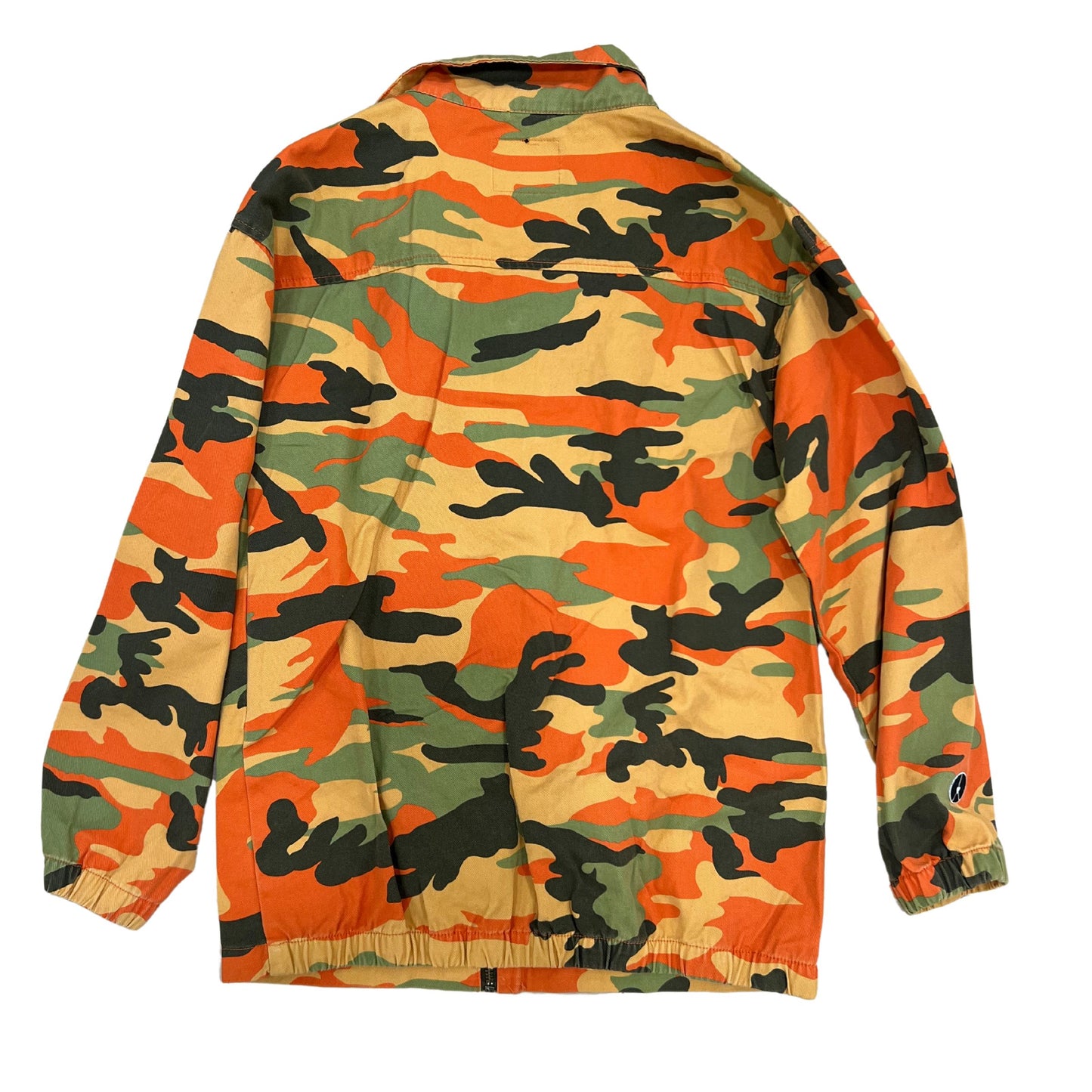 Orange Camo Shacket