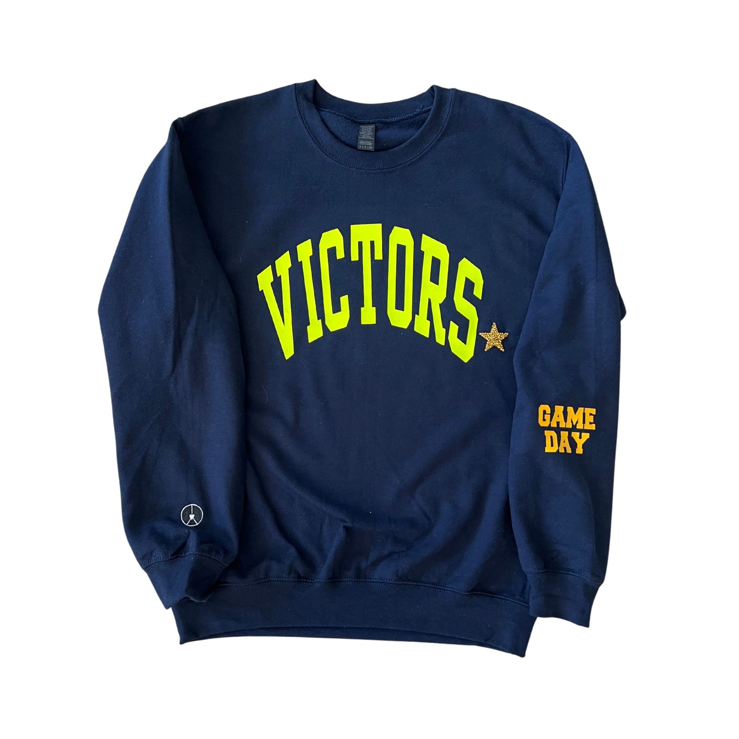 Navy Victor's game day sweatsuit