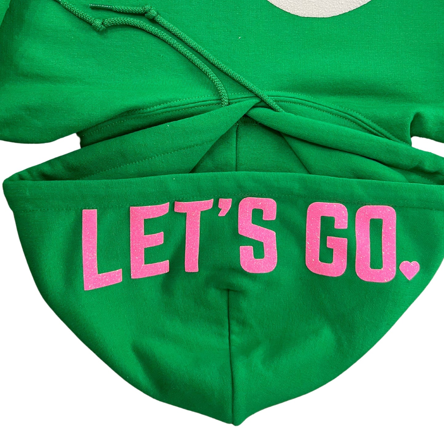 Let's go Kelly green hoodie