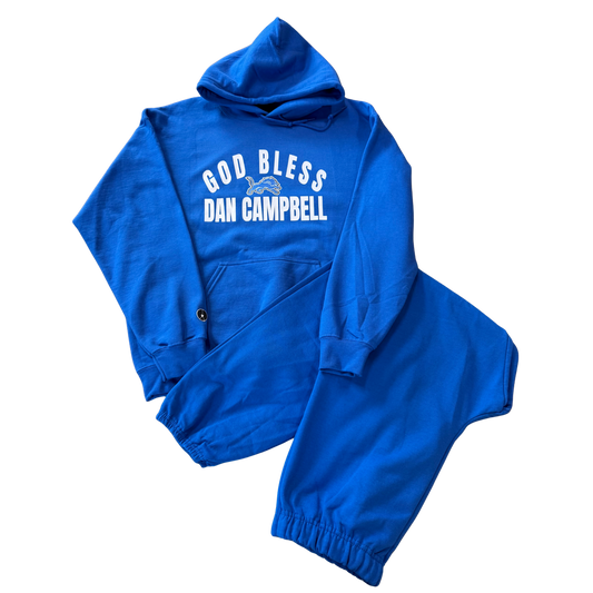 God bless Dan Campbell sweatsuit set