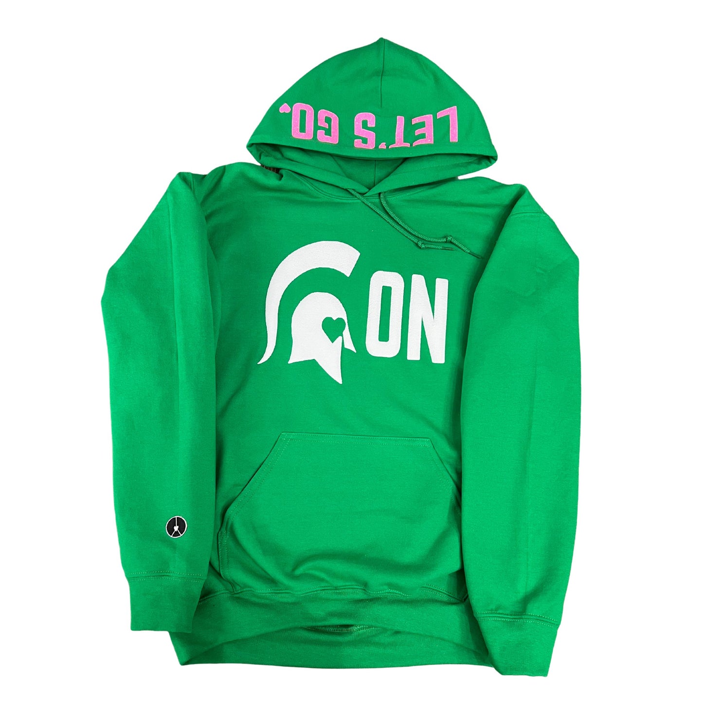 Let's go Kelly green hoodie