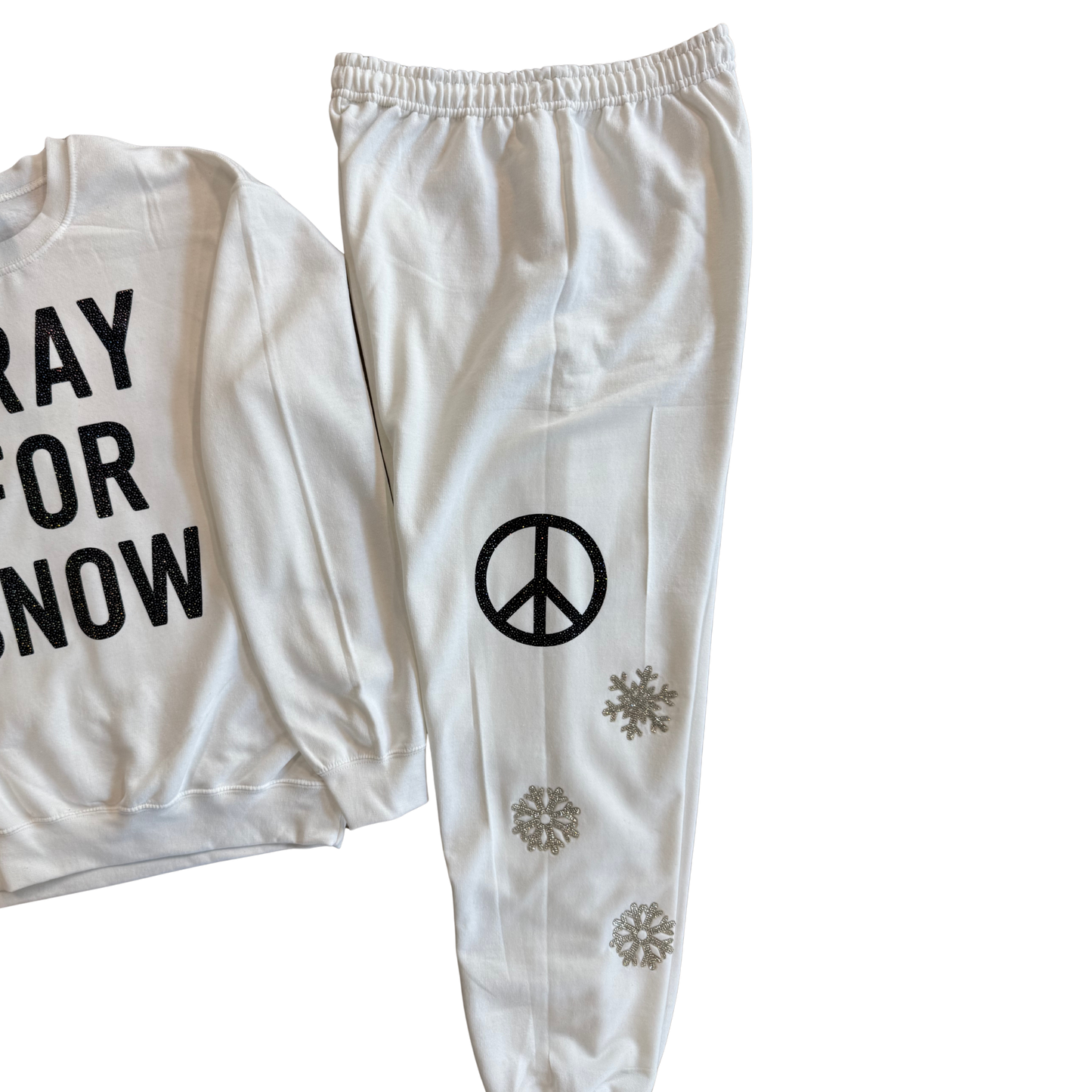 PRAY FOR SNOW Sweatsuit Set