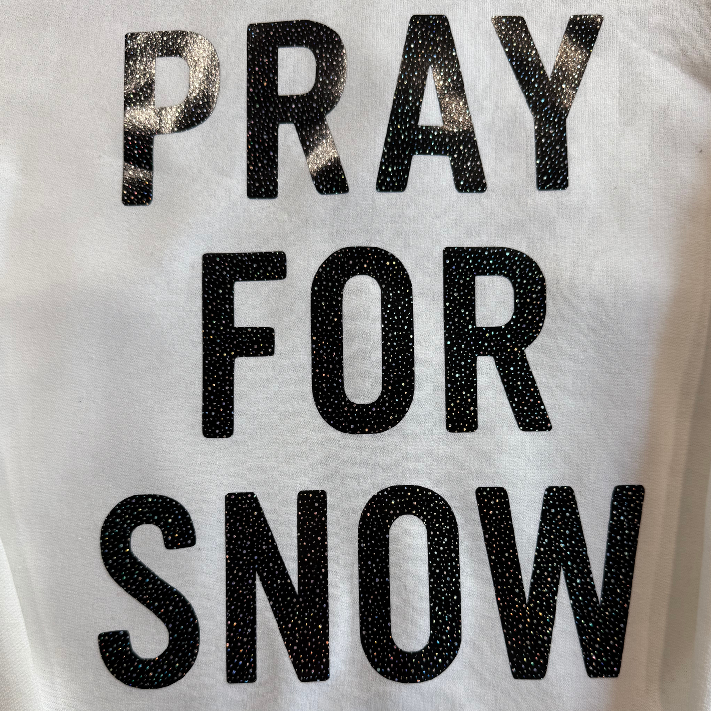 PRAY FOR SNOW Crewneck