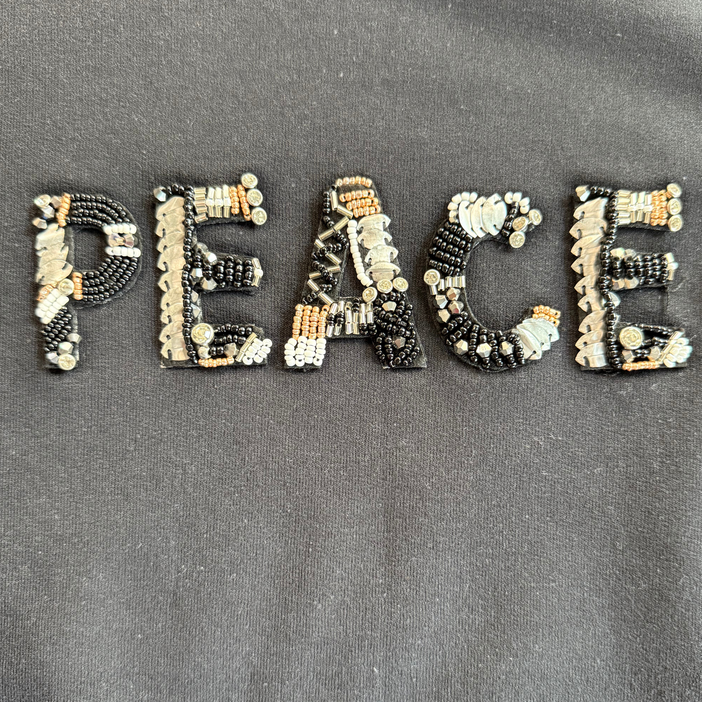 Peace Patch Crewneck Crop