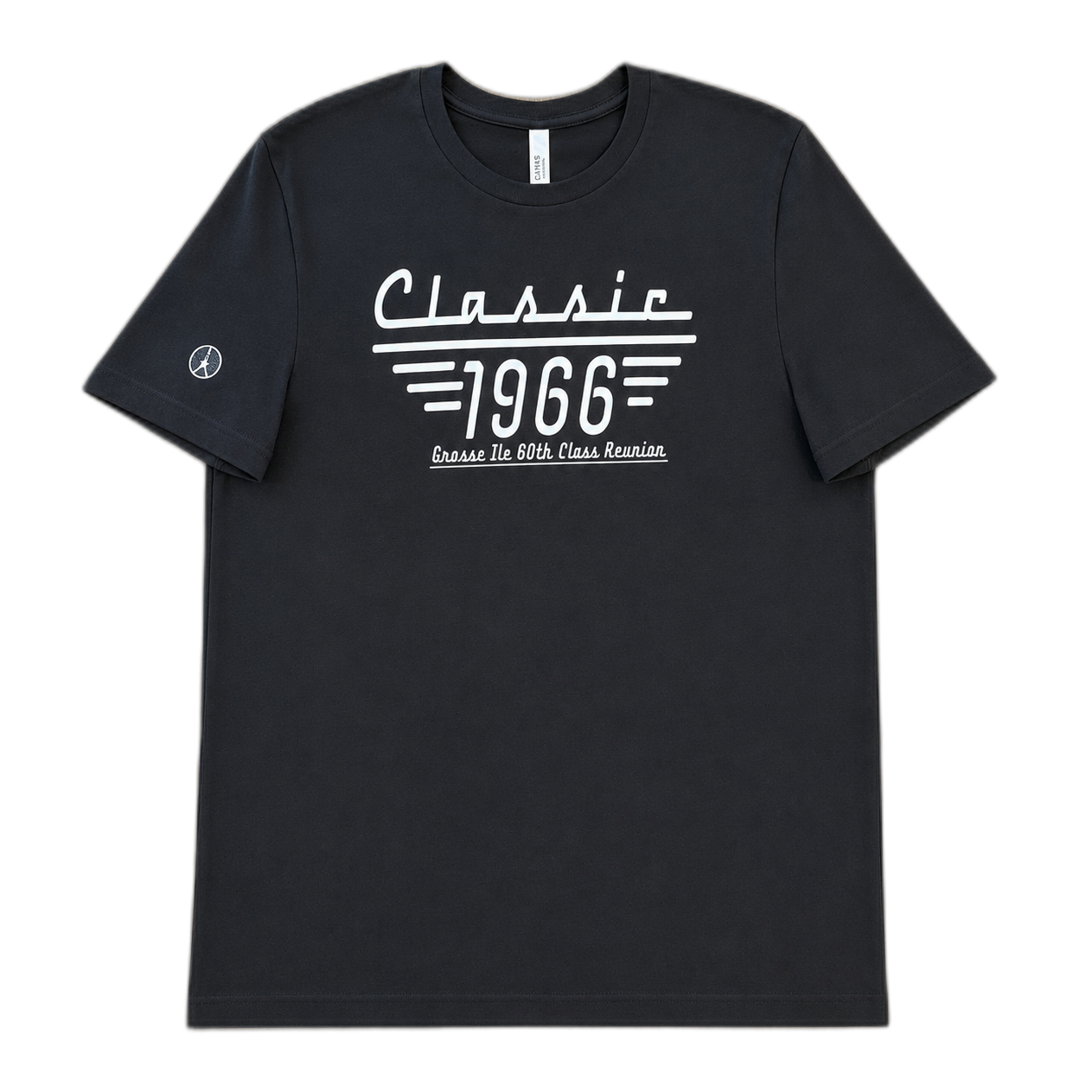 Classic 1966 black crewneck
