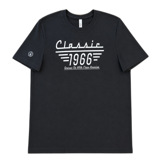 Classic 1966 black crewneck