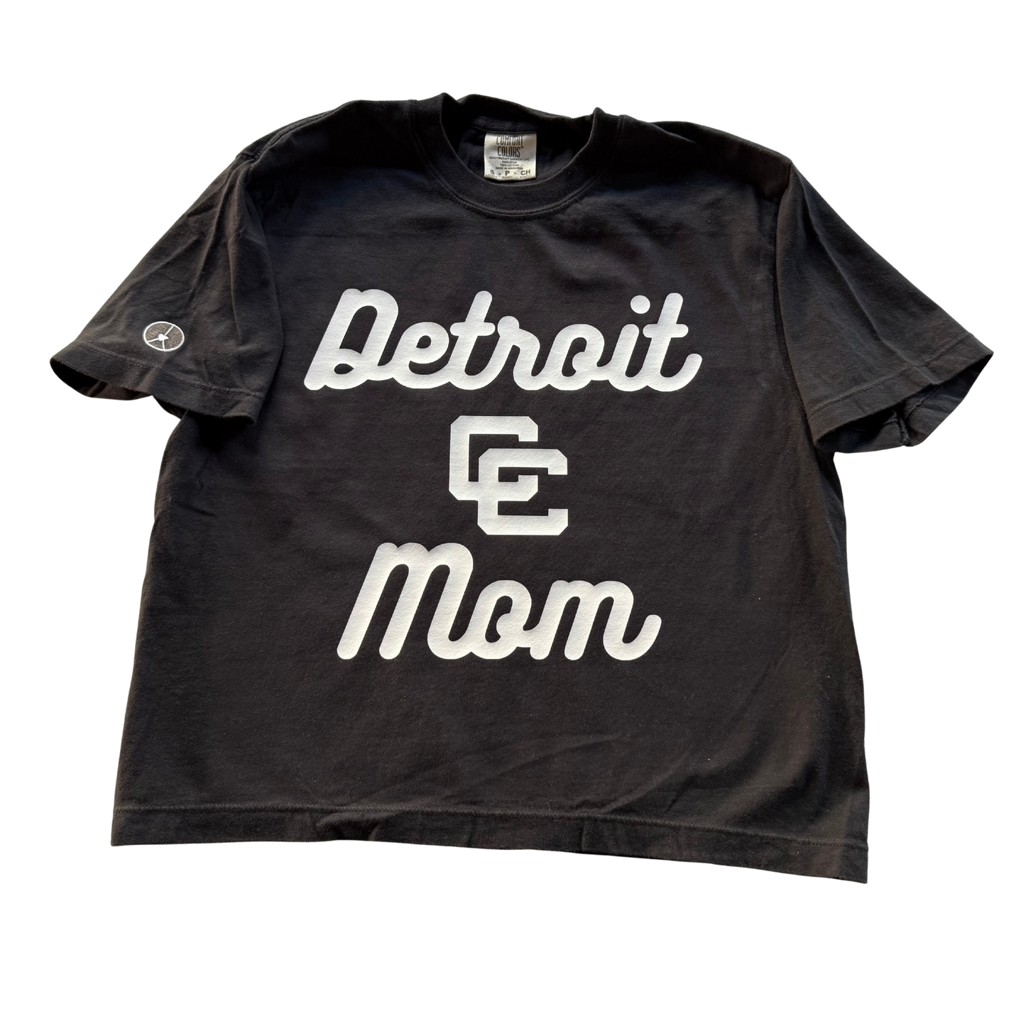 Detroit CC mom Crewneck conservative boxy crop