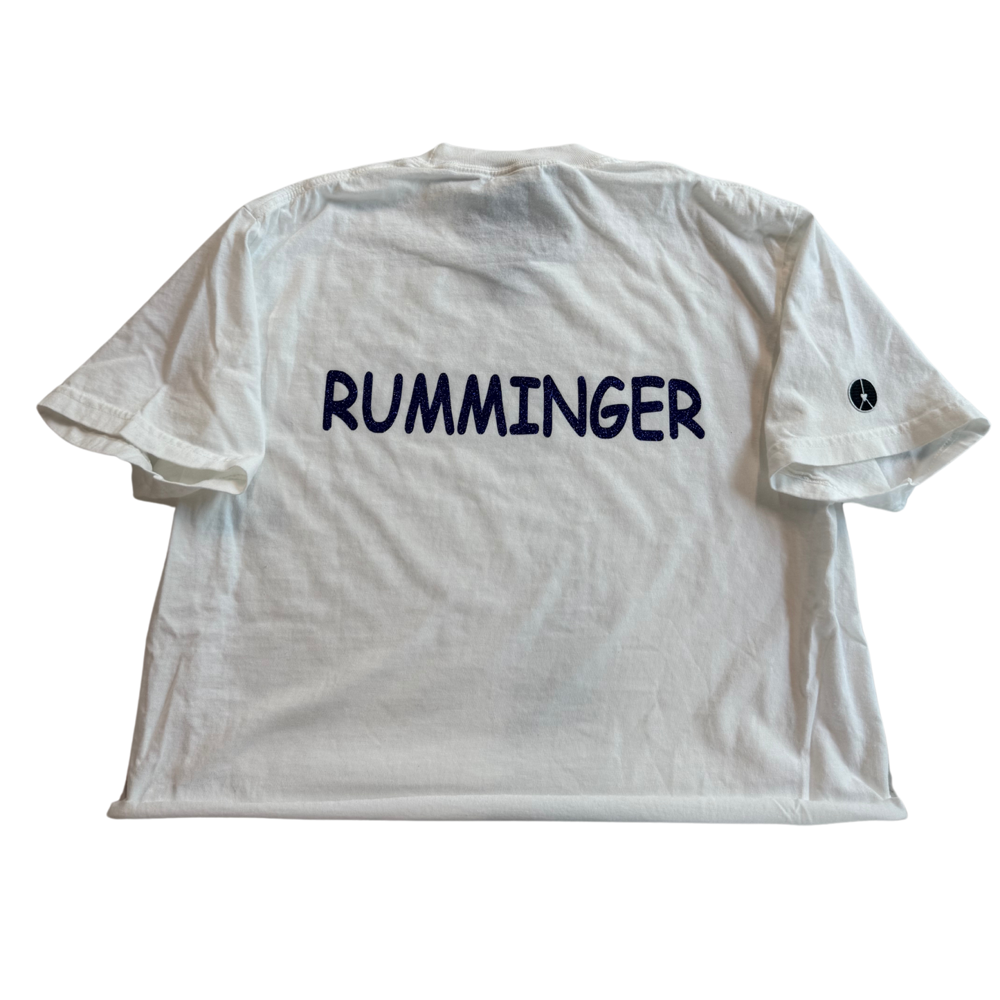 Stars white crop T-shirt