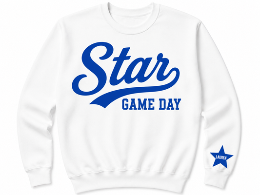Adult Star Game Day Crewneck
