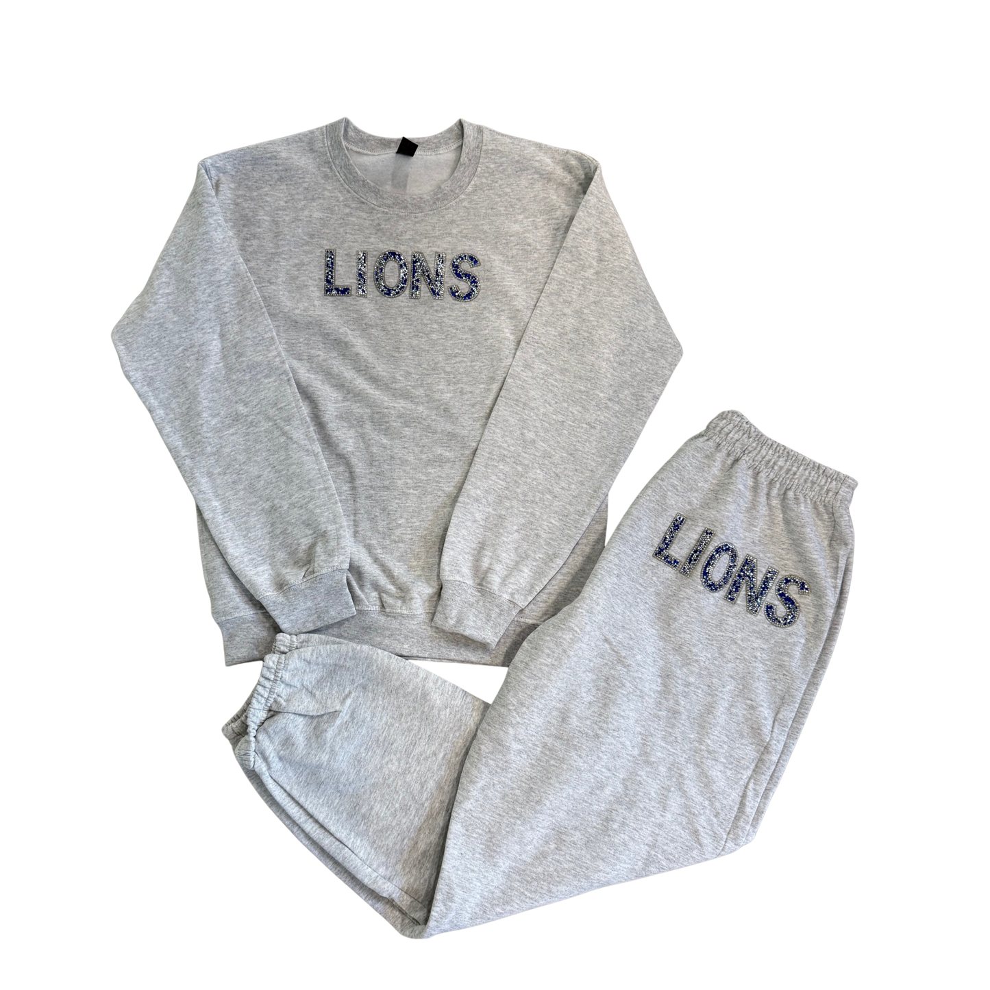 Lions Rhinestone Patch Set