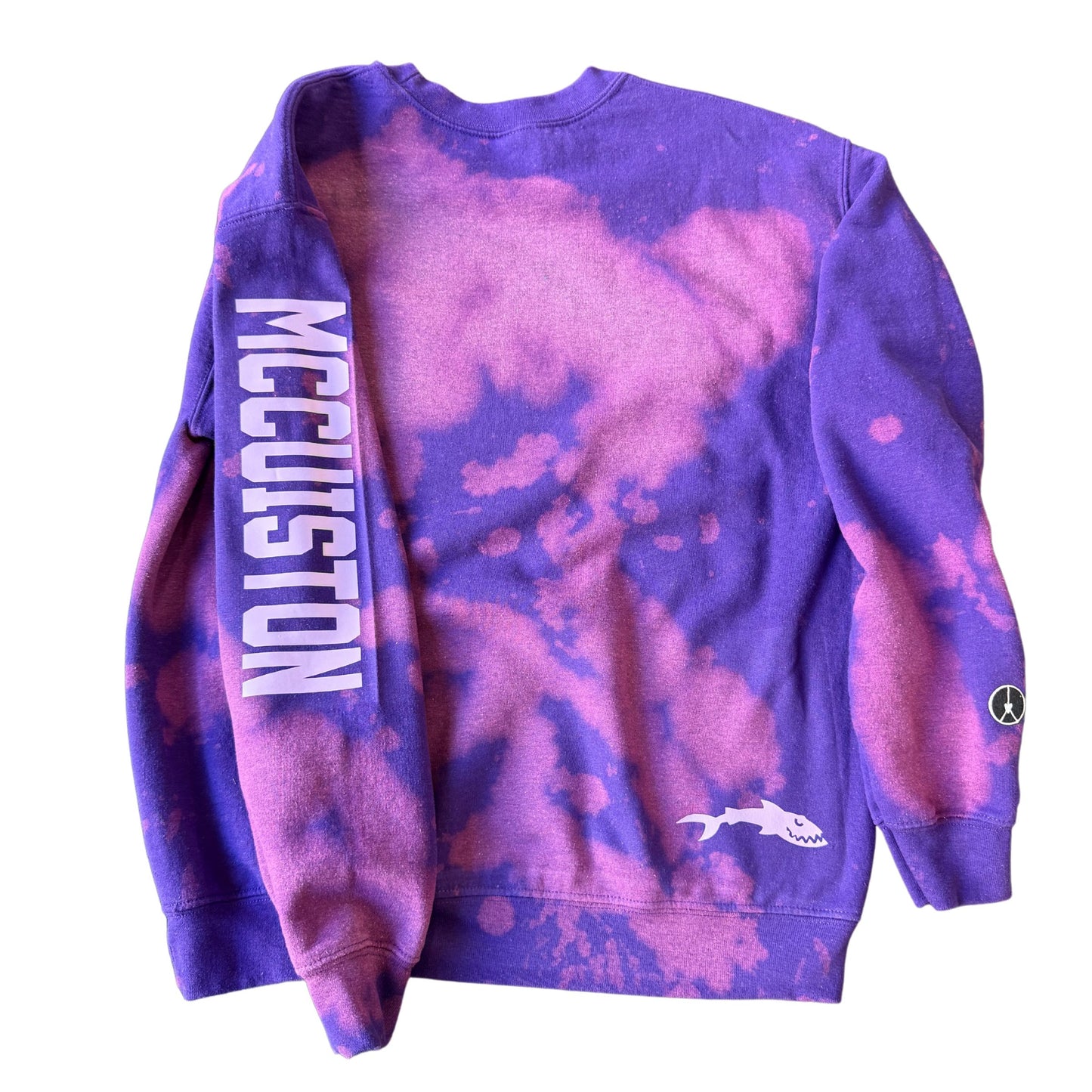 BCC purple tie-dye sweatshirt