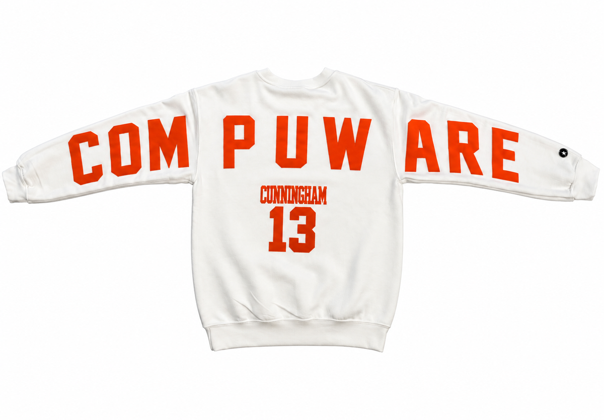 Compuware varsity letter crewneck