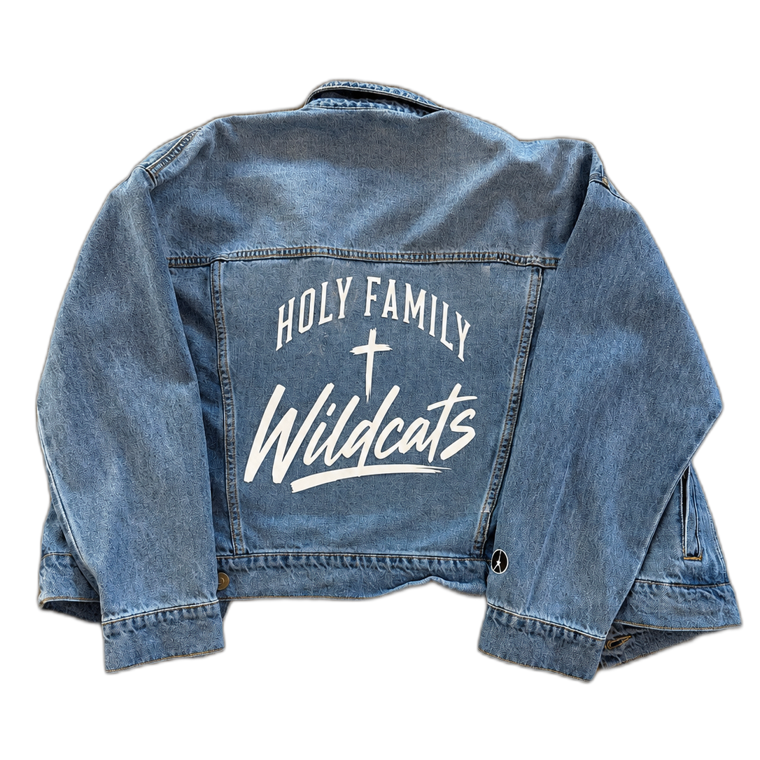 Holy Family Wildcats Denim Jacket