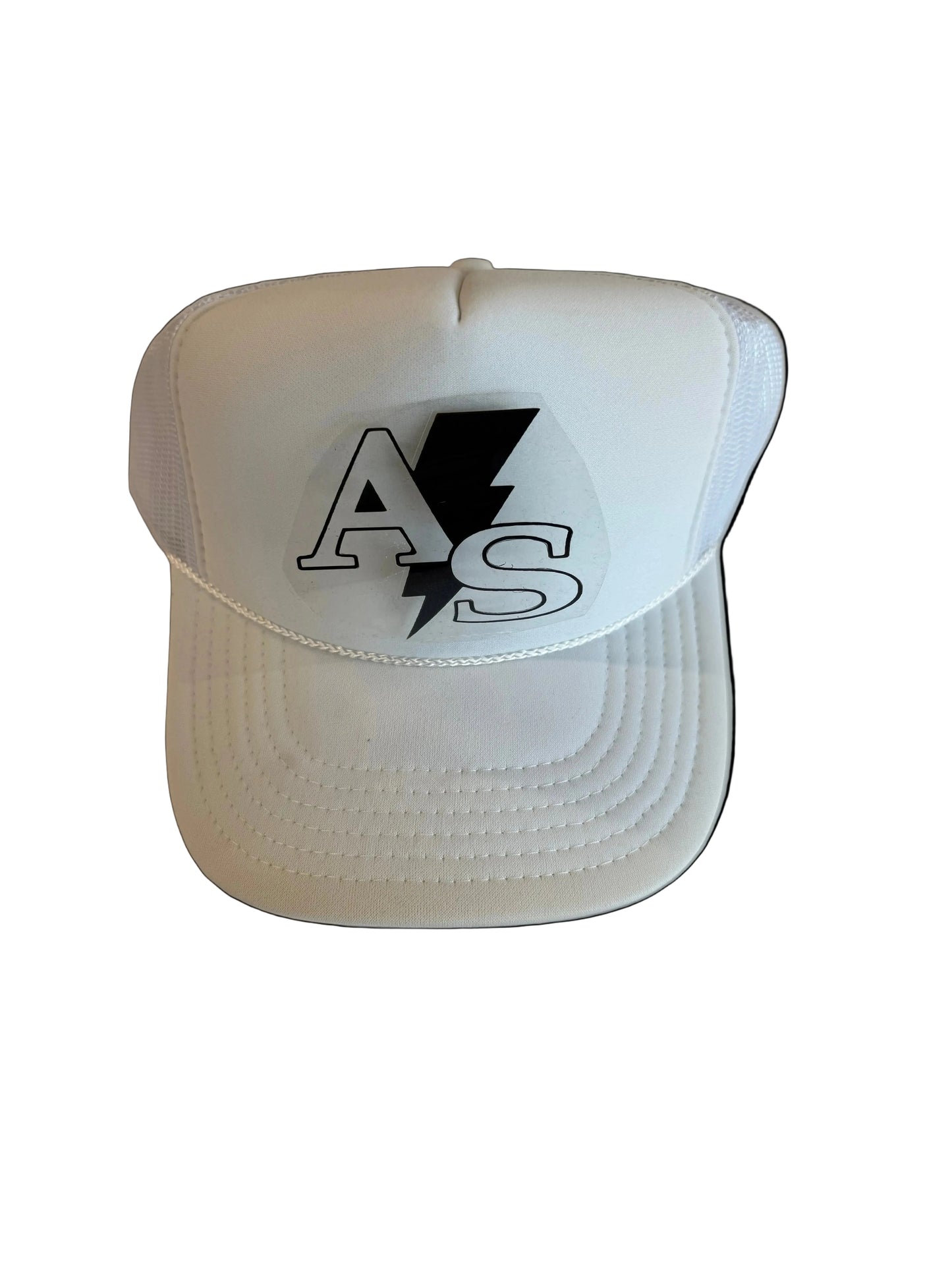 A⚡️S White trucker hat