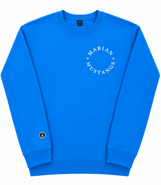 Marian Mustangs circle crewneck