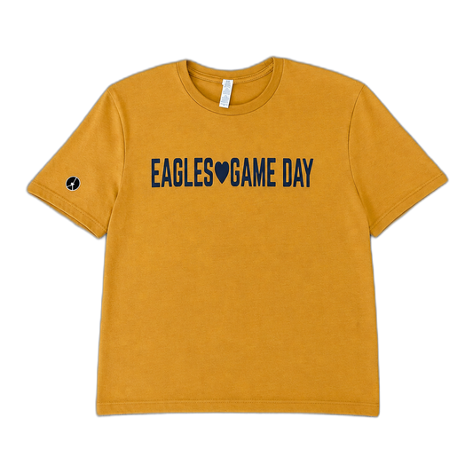 Eagles❤️game day crewneck crop t-shirt
