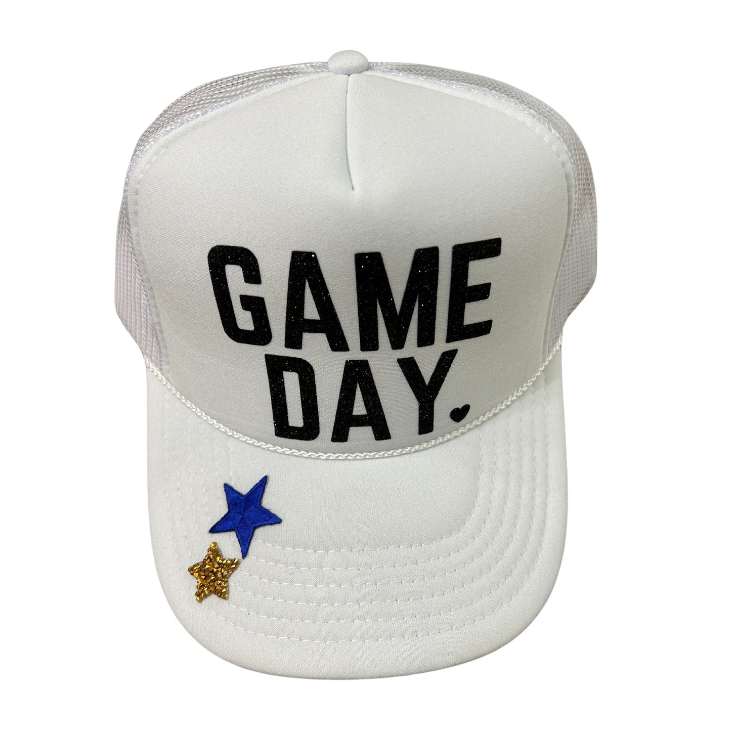 Game day white trucker