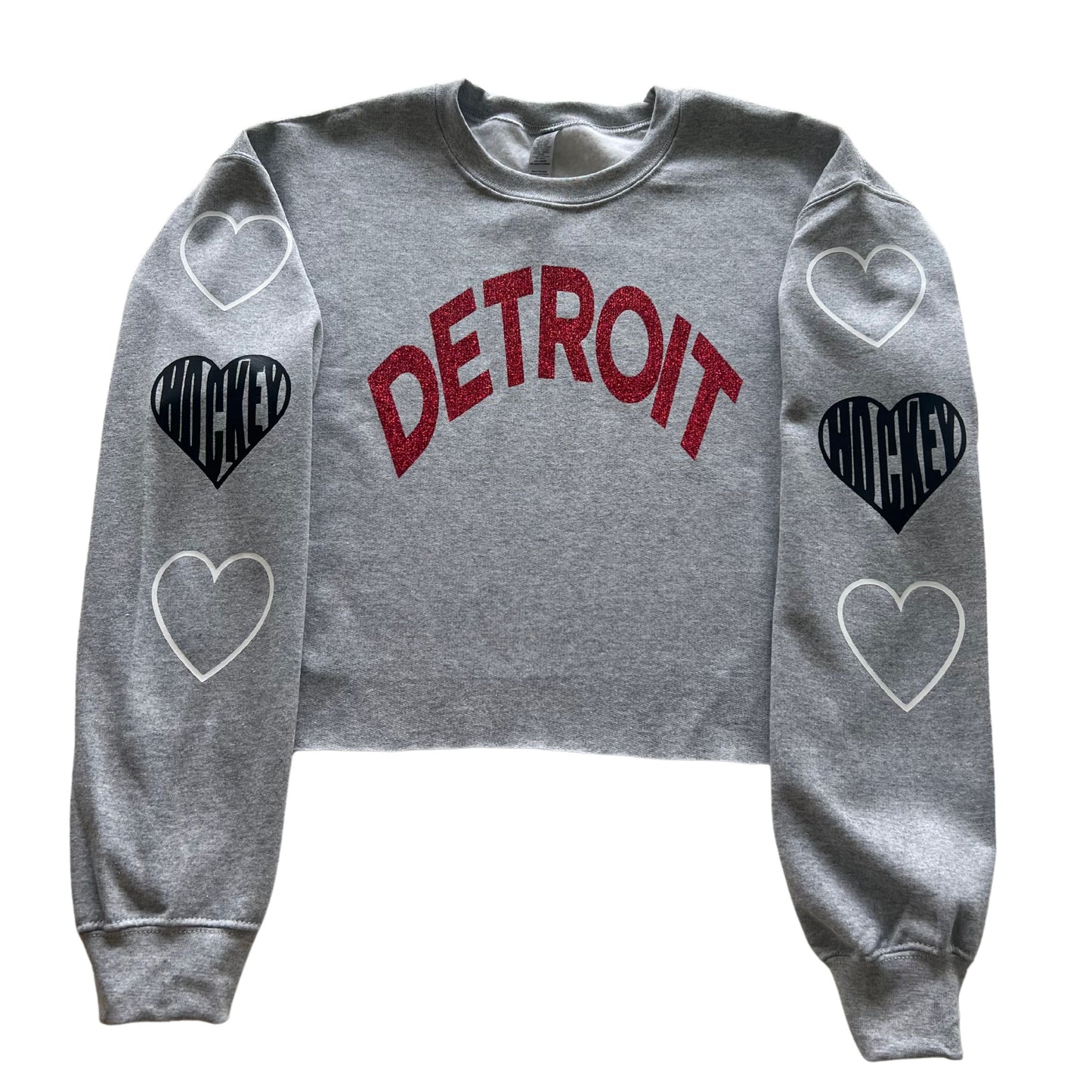 Gray Detroit crewneck