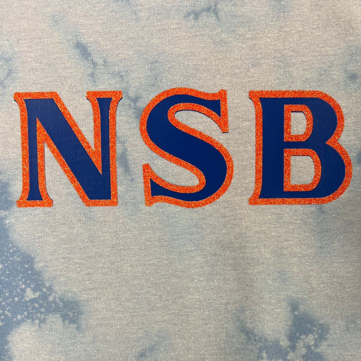 NSB Parent Sky blue tie-dye crewneck