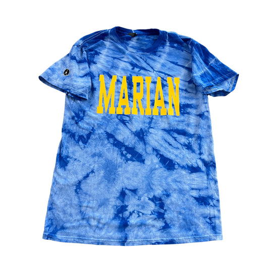 Marian blue tie-dye crewneck T-shirt